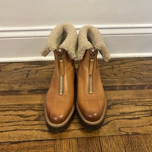Women's Tan Ankle Boots